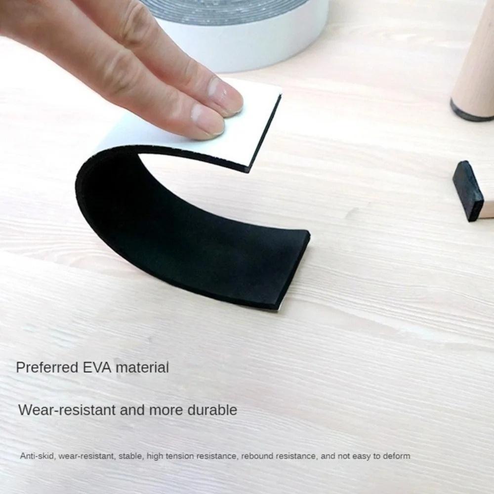 1pc 2/5m Anti-slip Furniture Table Leg Cover Stickers Pads Self Adhesive Furniture Sliding Strip for Sofa Floor Protector