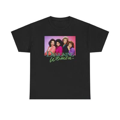 Σχεδιασμένο Γυναικείο Βαμβακερό Unisex T-shirt, Κλασικό Δώρο για Φαν Τηλεόρασης, Ρετρό Τηλεοπτική Εκπομπή