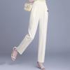 Summer Pants for Women Plus Size Elegant High Waist Long Trousers