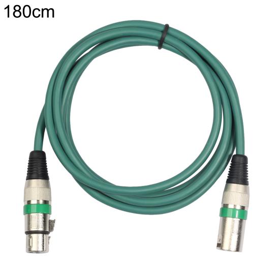 Audio Cable Shielded Anti-interference 100/180cm 3Pin XLR Male to Female Microphone AUX Cord for Mixer