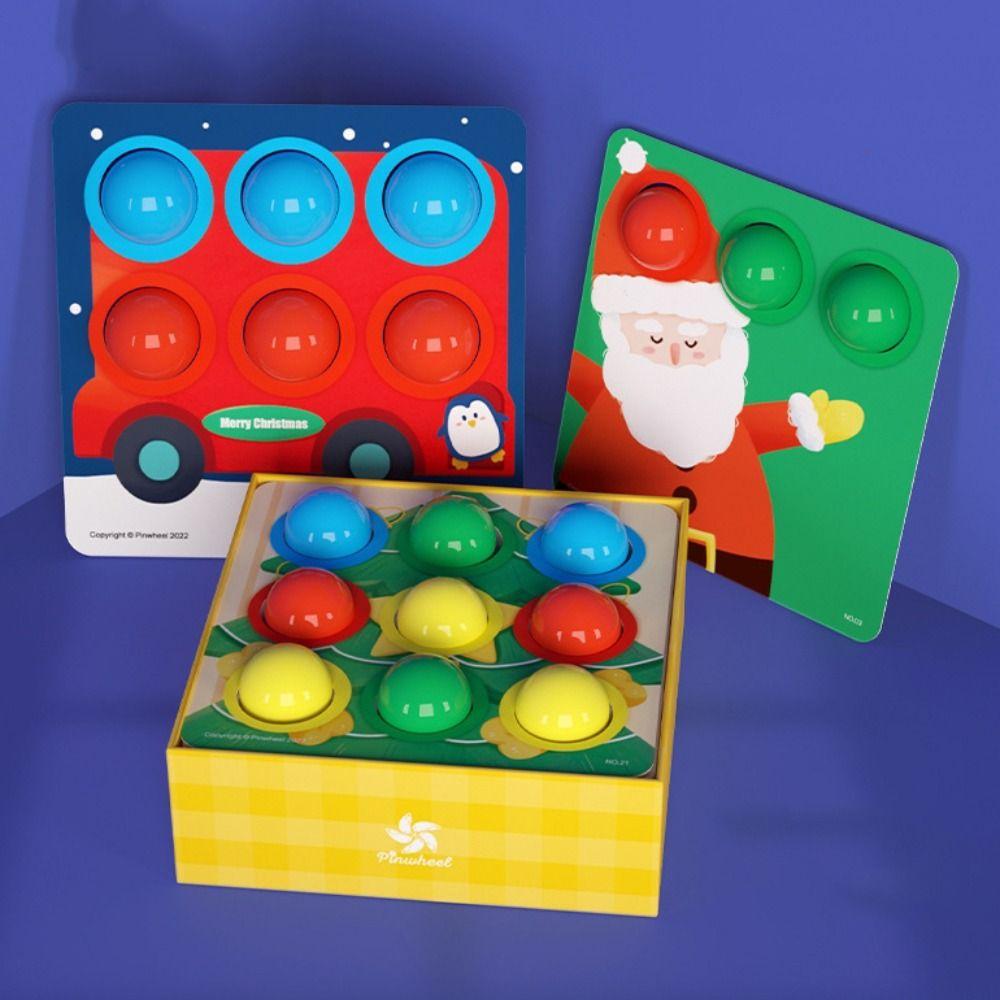Large Particles Jigsaw Board Games Shape Sorter Mushroom Nail Beads Puzzle Toys  Kindergarten Kids
