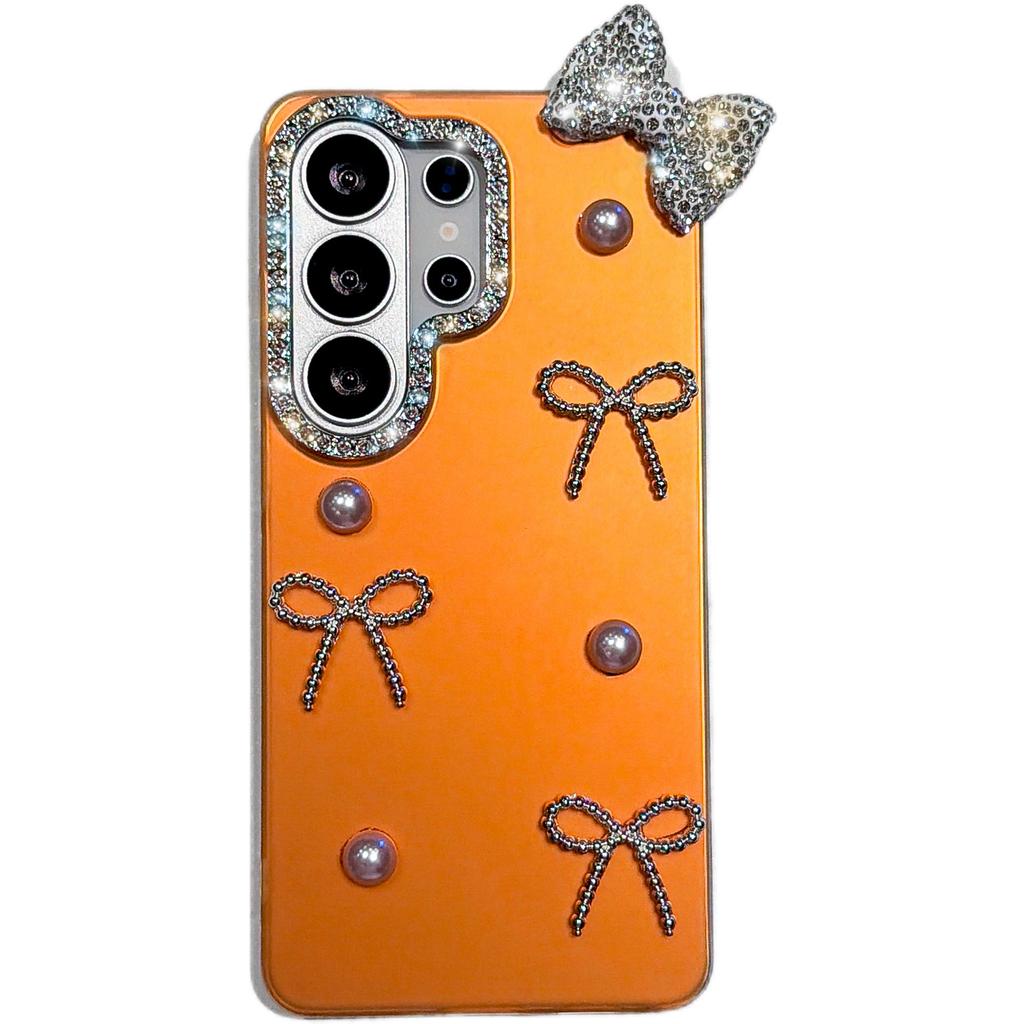 Samsung S26Ultra Mobile Phone Case A57 Star Diamond A27 Pearl Bow S26FE Protective Case A36 for Japan and South Korea