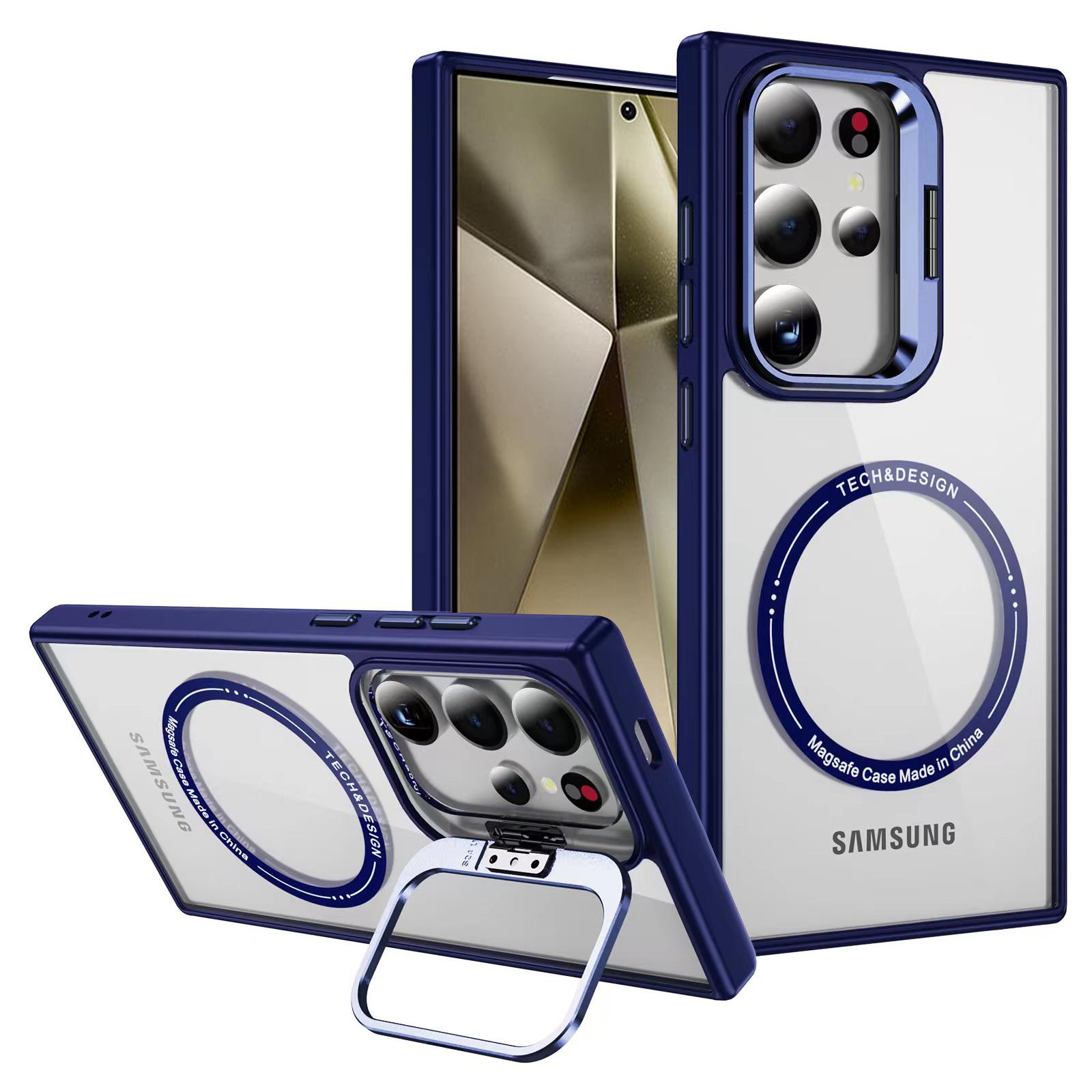 For Samsung Galaxy S24 Ultra Case Kickstand Magnetic Case Phone Back Cover A