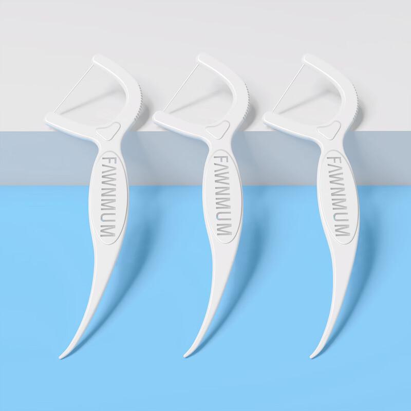 FAWNMUM Portable Dental Floss Sticks