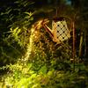 Angel Garden Outdoor Solar Courtyard Light - Copper Coin Kettle Design
