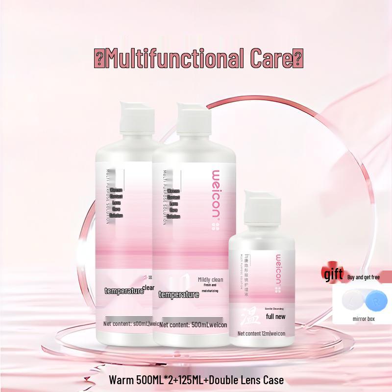 ვეიკანგ ჩენსი ფერადი კონტაქტური ლინზების ხსნარი ქალებისთვის - მიოპიის მოვლა, ხელმისაწვდომია დიდ და პატარა ბოთლებში