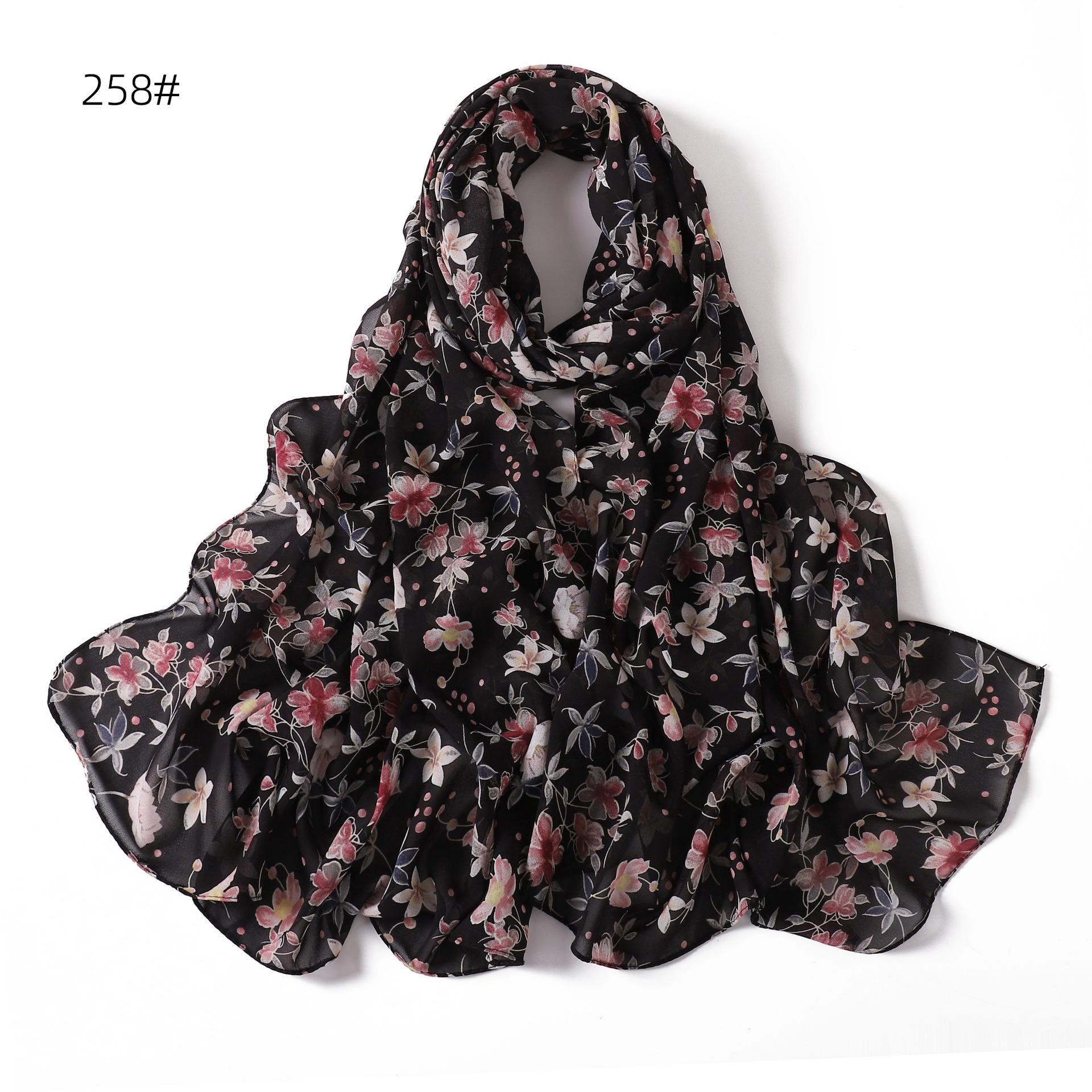 

Fashion Scarf Solid Muslim Women s Hijab Scarves Chiffon Hair Ball Turban Ladies Hijabs For Head Female Long Wraps Headscarf