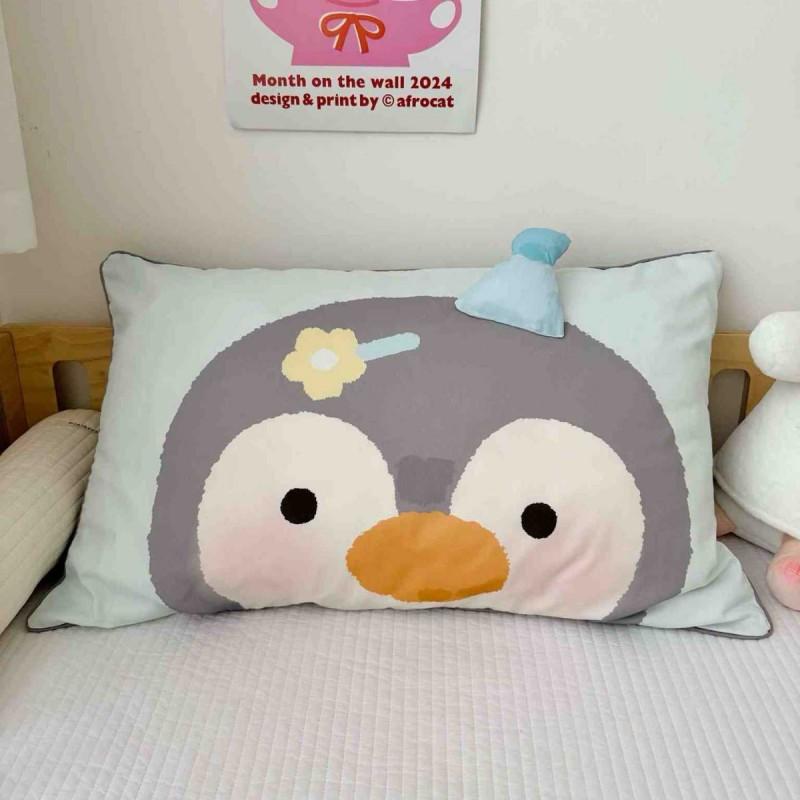 Soft Cotton Flannel Pillowcase Kids Adults 30x50cm 60s 100% Long Staple Printed Cartoon Design