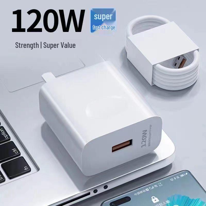 120W Fast Charger for All Android Devices - Compatible with Huawei & Honor