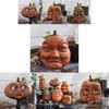 Colorful American Style Resin Pumpkin Lanterns For Festive Halloween Decoration