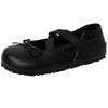 Bow Inner Heightening Ballet Flats Spring Round Head Mary Jane Cross Strap Single Shoes Velcro Women's Shoes