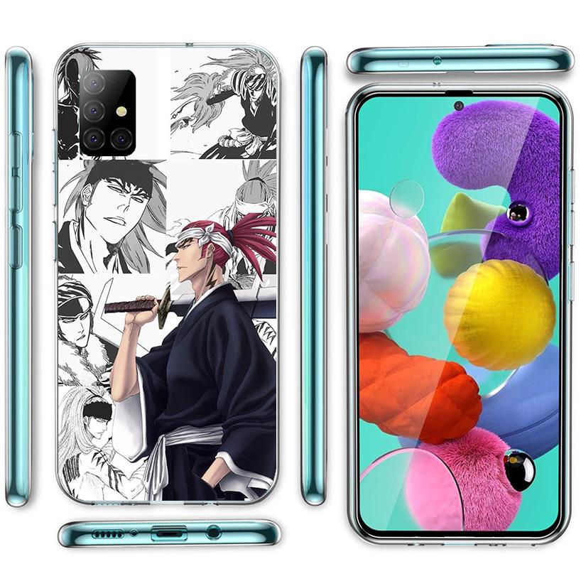 Ichigo Kenpachi Bleach Anime Cover Phone Case For Samsung Galaxy A12 A22 A32 A52 A72 A02S Phone Case Note 20 Ultra 10 S10 Plus A
