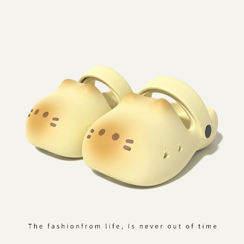 Cat Plush Sandals With Non Slip Eva Sole For Kids And Adults