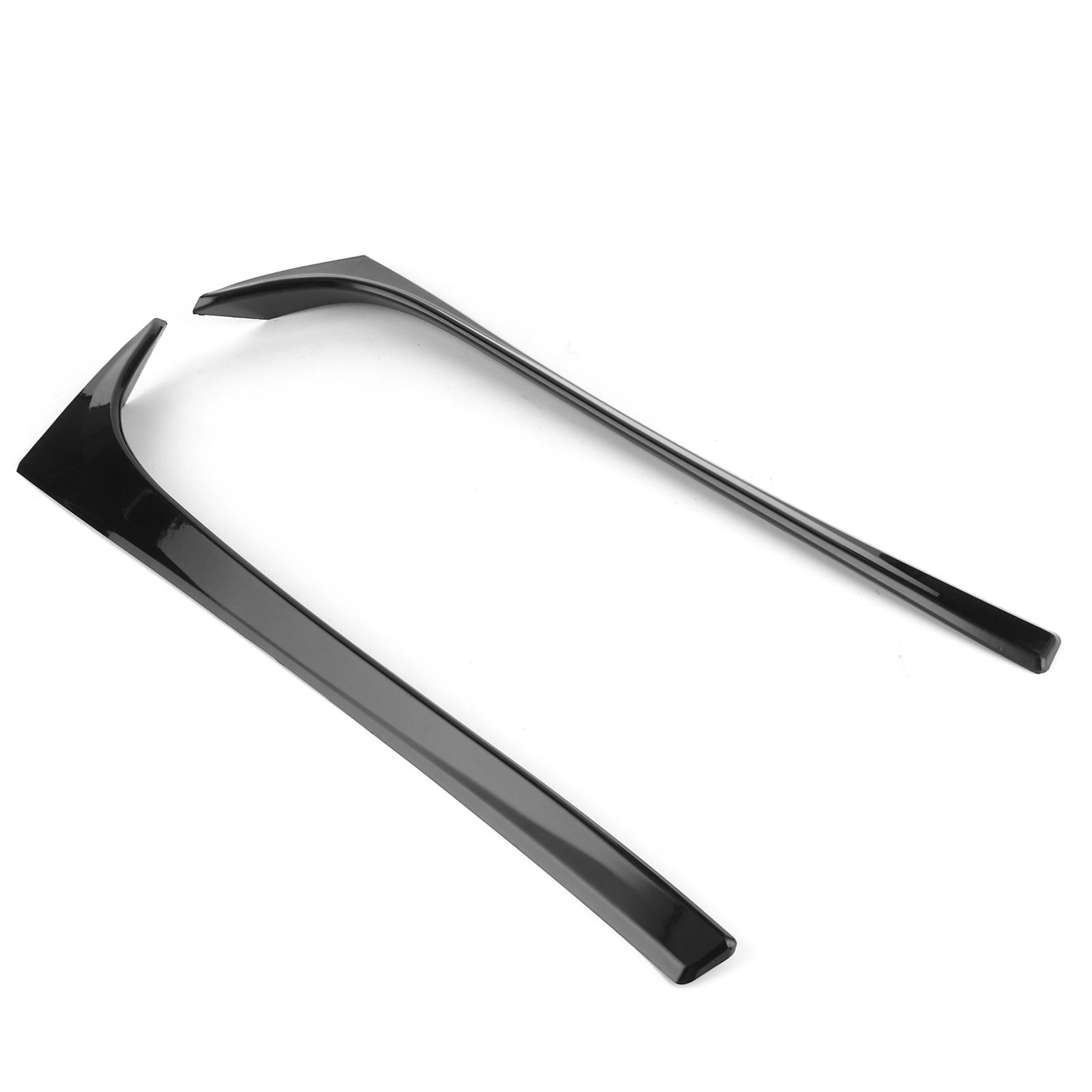 2 pièces Spoiler de lunette arrière Garniture d'aile latérale Couvercle Modification de véhicule de voiture Convient pour MK7 GTD R 2014-2018