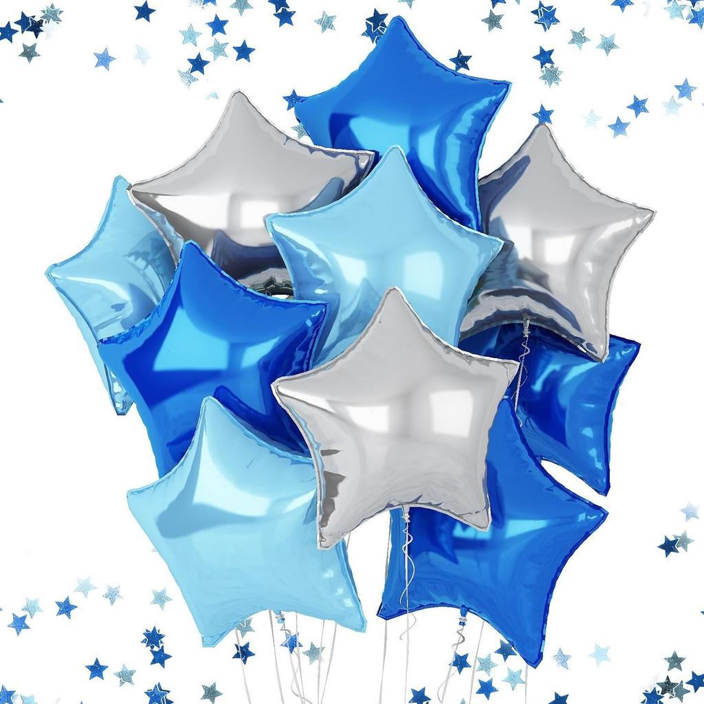 Star Theme Five-Pointed Star Aluminum Film Balloon Set Birthday Party Interior Decoration Festival Event Arrangement