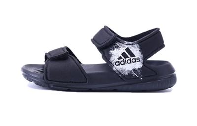 Altaswim C Synthetic Leather Slip Resistant Abrasion Resistant Sandal Black Children Aged 3 7 Years Old BA9288