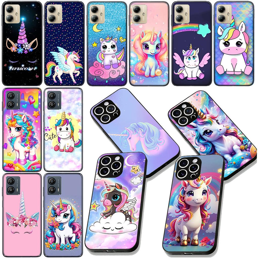 Unicorn Horse Phone Case for Xiaomi Redmi Note 13 14 ProPlus Pro Plus 14C A4 13C Pro+ Note14 Cover Casing