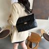 Large Capacity Diamond 2025 Simple New Fashion Chain Trendy Texture Single Shoulder Portable Crossbody Underarm Bag Women