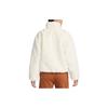 Nike Stand Collar Logo Long Sleeve Jacket Women jackets Beige DO3792-110