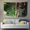 Rock Girl Tapestry Wall Hanging Home Decor for Bedroom Living Room Dorm Japanese Band Stage Aesthetic Trendy Wall Art