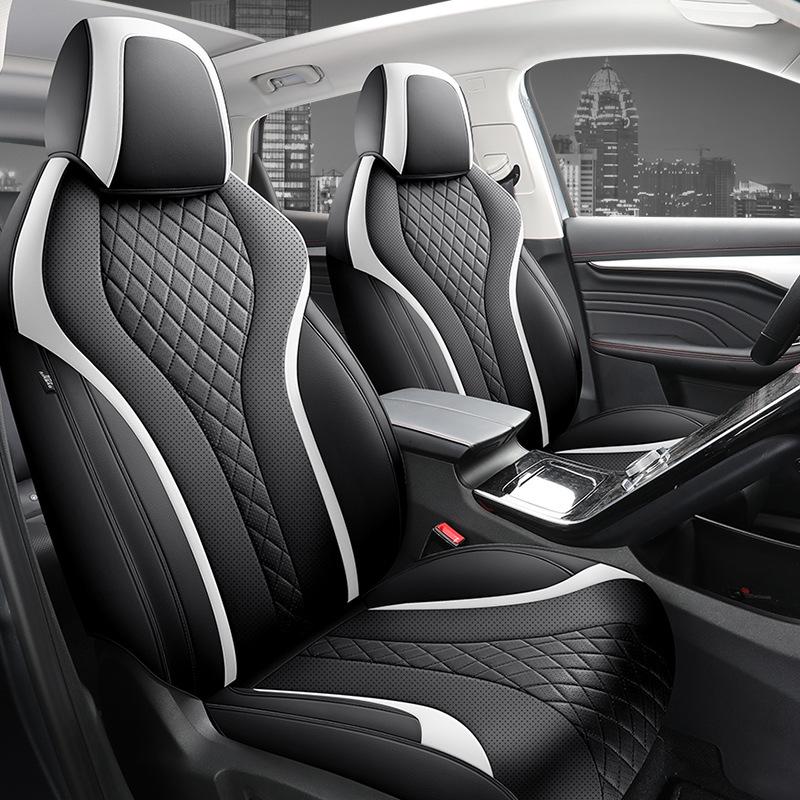Fits Rising Auto MARVEL R Leather Car Seat Covers: All-Season, Full Enclosure for Five Seats.