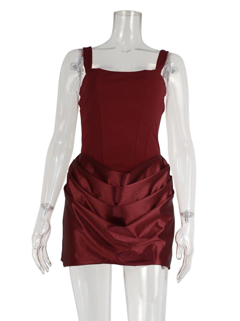 2026 European & American Style Strapless Cropped Dress - New Arrivals