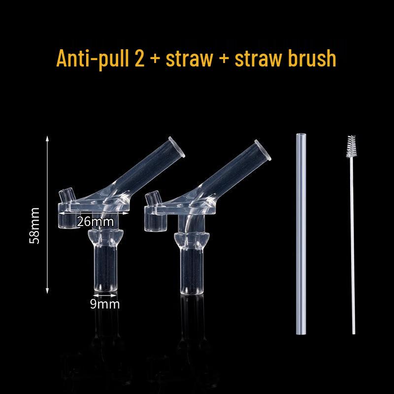 

Универсальный силиконовый носик для детских термобутылок и детских бутылочек - Мягкая соломинка, сменный аксессуар.