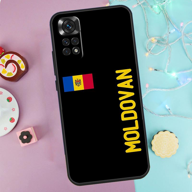 Moldawien Flagge Moldawier Hülle Für Xiaomi Redmi Note 14 Pro 9 10 11 12 13 9S 10S 11S 12S Redmi 14C 10C 12C 13C Abdeckung