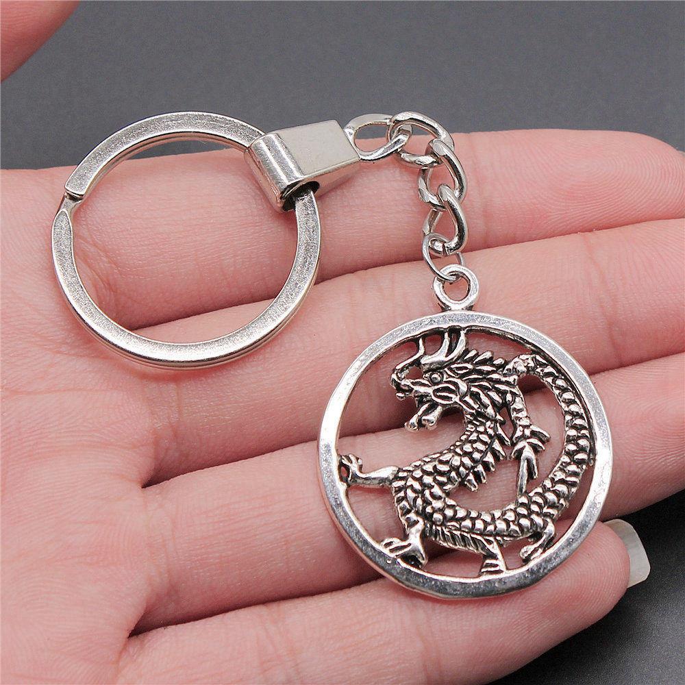 

30mm Keychains Animals Dinosaur Wedding Jewelry Findings QY004 A12-1pcs-37x32mm