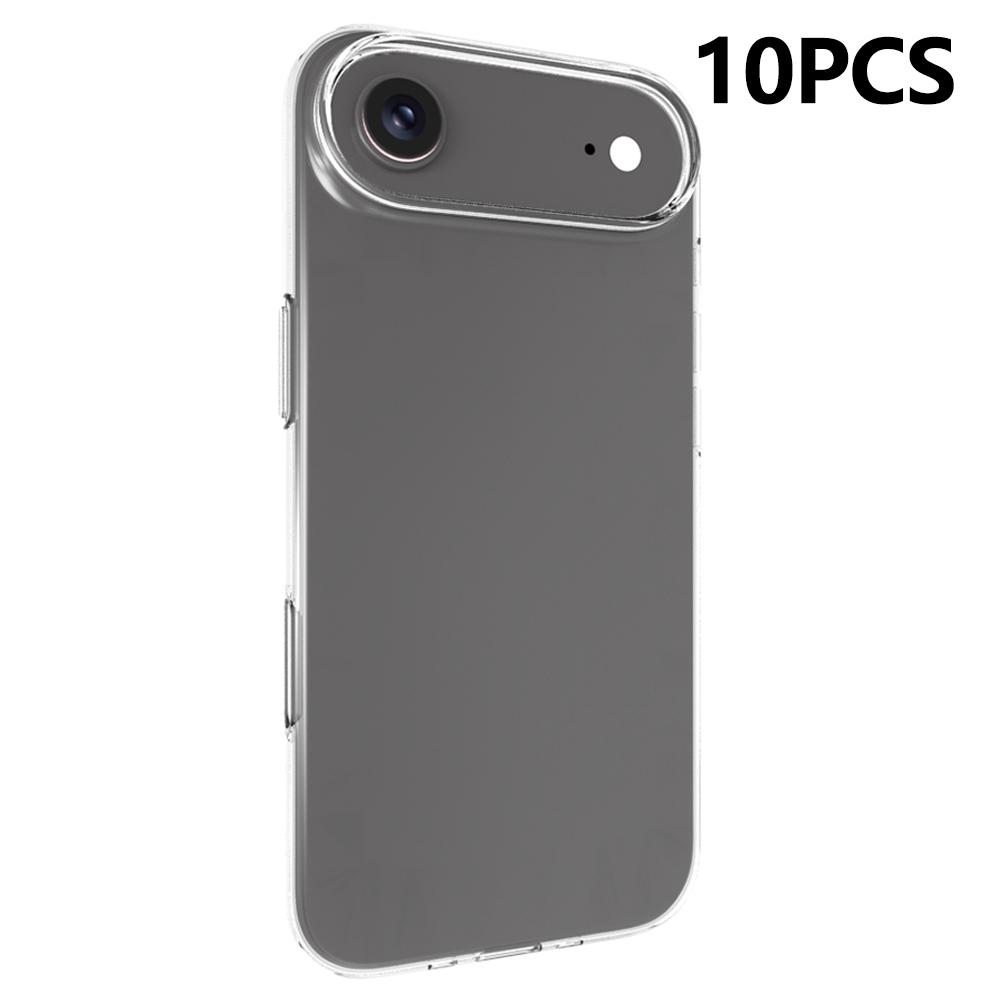 10 ks/balení Pro iPhone 17 Air Pouzdro Bez vodoznaku TPU Ochranný Průhledný Kryt na telefon
