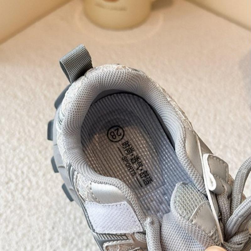 Children's Breathable Sports Shoes Girls' Mesh Casual Shoes Students' Lightweight Running Shoes