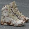 Trekking Hiking Outdoor Shoes Men Camo Waterproof Climbing Camping Sport Sneakers Military Tactical Army Boots