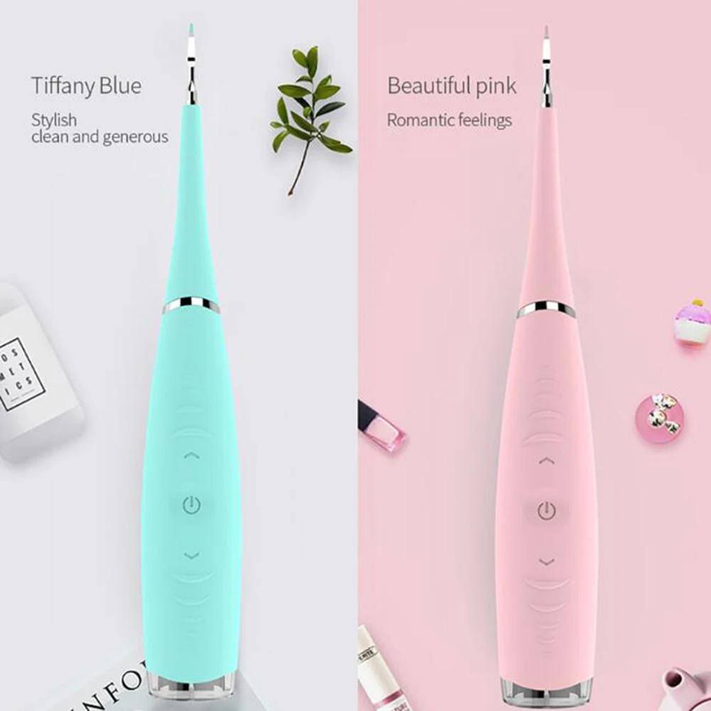 USB Recharge Vibration Sonic Dental Scaler Tooth Calculus Remover Tooth Stains Tartar Cleaner Tool Whiten Teeth Dropshipping