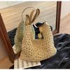 Fashion Vegetable Basket Bucket Bag New Versatile Lychee Pattern Handbag Design Single Shoulder Messenger Bag