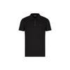 Ss22 Solid Half-Zip Slim Fit Short Sleeve Polo Shirt Men Tops Black 3L1FAB1-JUVZ-0999