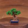 1/12 Dollhouse Simulation Mini Green Tree Potted Dollhouse Home Decorations Dolls House Micro Landscape Garden Ornament