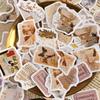 46 Pieces/box Shards Tearing Apart Boxed Stickers Student Stationery Decorative Materials Handmade DIY Decorative Collages