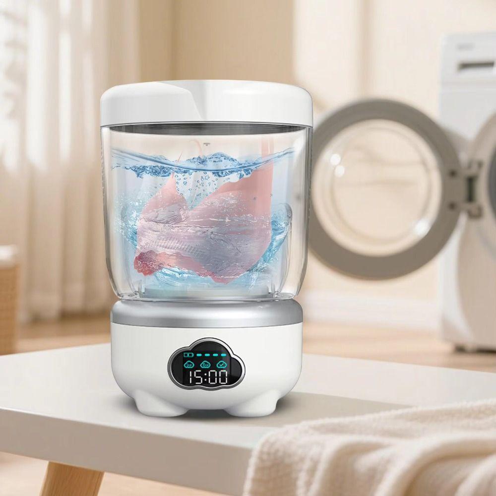 Foldable Design Mini Wireless Laundry Cup Mini Washing Machine Socks Underwear Cleaning