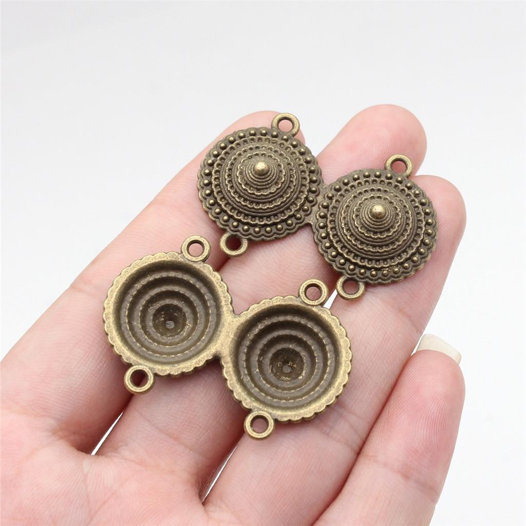 

Аксесуари Деталі Чотири отвори З єднувач для намиста Мінімалістичні Ювелірні Компоненти QA023 A38-4pcs-28x41mm