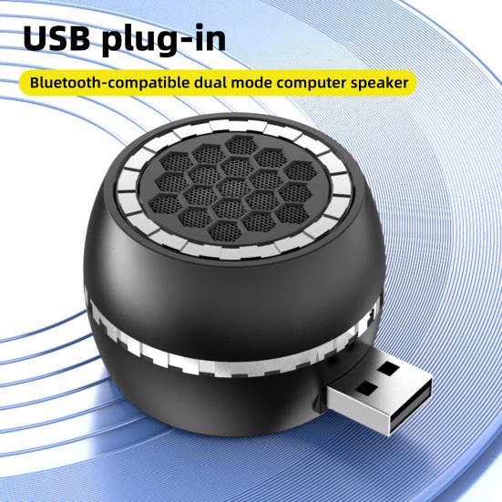 Mini Portable Speaker Clear Sound USB Plug-Play Rechargeable Universal Wireless