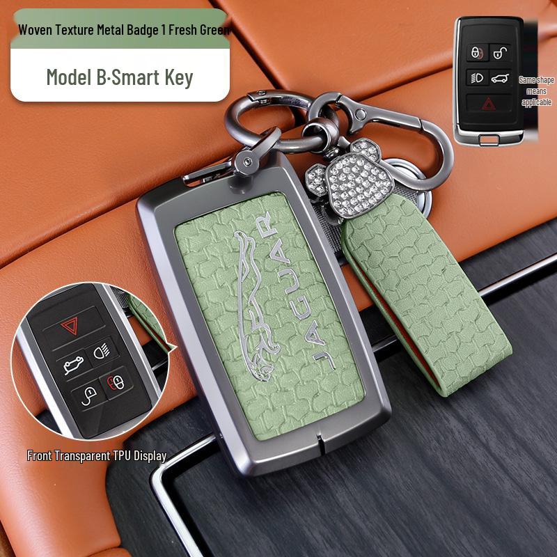 Pouzdro na klíče Jaguar XEL/XFL/F-PACE/E-PACE/F-TYPE Kovový kryt