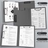 SFLHHDM Clip Holder A4 Binder Folding Clipboard Thin and Portable File Management Convenient Clip File Foam Stylish Multifunctional Writing Board Slim