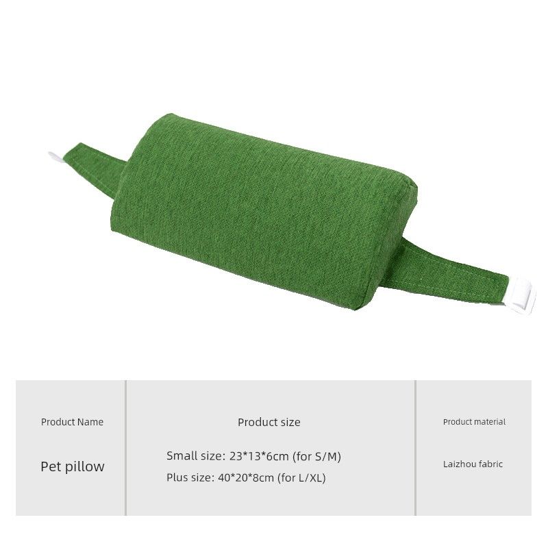 

Круглогодичный нейтральный мягкий антипригарный меховой питомник Съемное и моющееся кошачье гнездо Для маленьких и средних собак Сон Товары для домашних животных Матрас Size S: 50*35*7.5cm (4.00kg) Green pillow