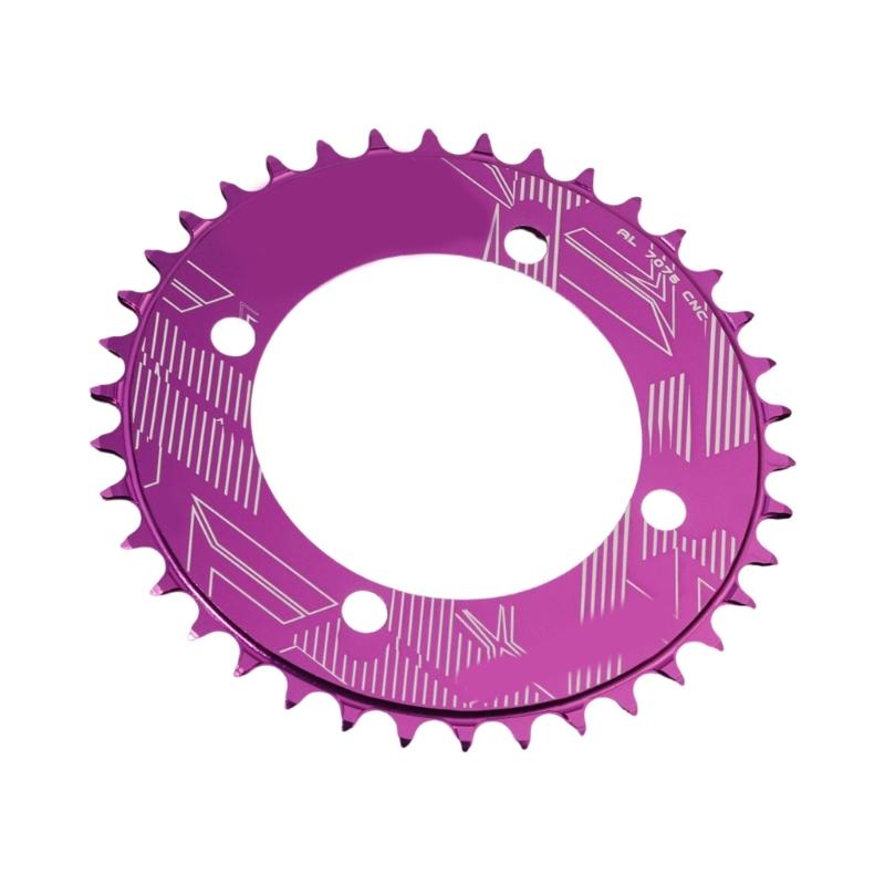 32T/34T/36T/38T 104BCD Fahrrad Rundform Narrow Wide Kettenblatt Kettenrad Fahrrad Kreis Kurbelgarnitur Einzelblatt Teile