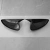 Side OX Style Mirror Cover Caps For 2018-22 Honda Accord 10th Carbon Fiber Black