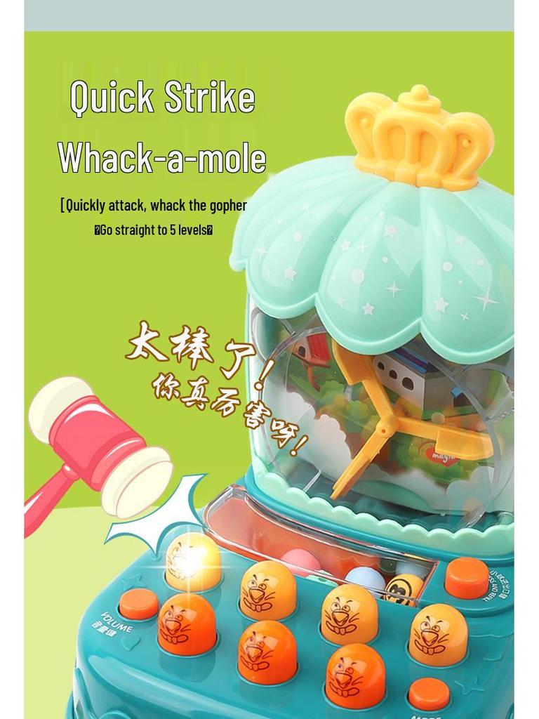 Educational Whack-a-Mole Toy for Infants and Toddlers 0-2.5 Years - Ideal for Early Development and Fun for Boys & Girls