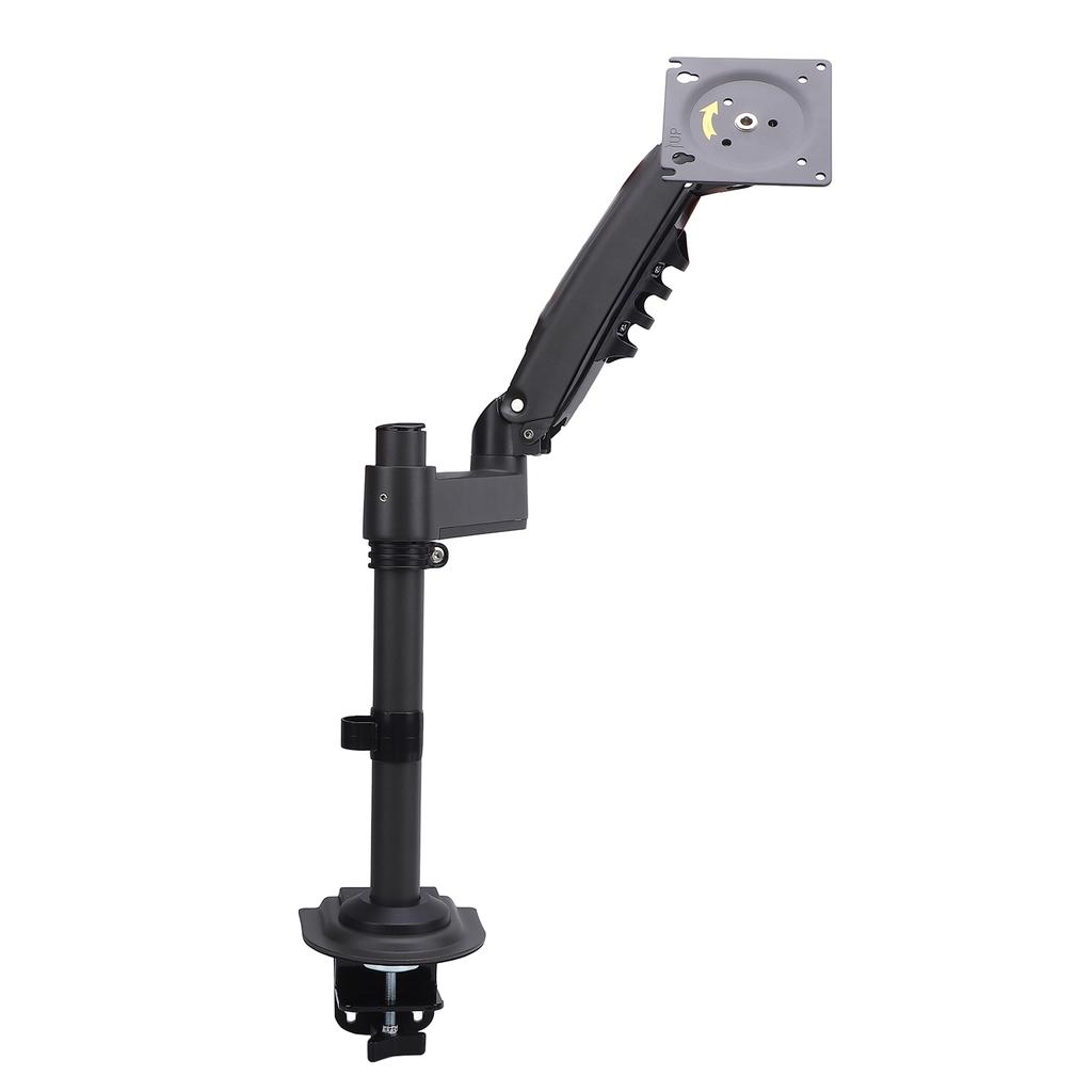 Single Display Mount for 17 to 30 Inch Screen Aluminum Computer Display Screen Arm Adjustable Stand