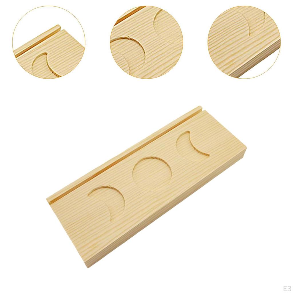 Wooden Tarot Reading Decorative Tray Board Altar Stand for Pagan