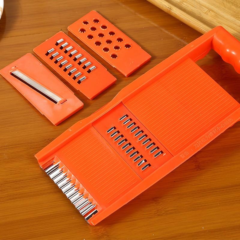 

Potato Shreds Stripping A Versatile Kitchen Tool For Slicing, Dicing And Peeling Vegetables, Suitable For Use A Chopping Board. One Size оранжевый