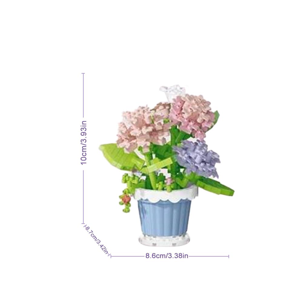 Rose DIY Eternal Flower Building Blocks Decorative Art Style for Home, Symbolize Everlasting Love, Ideal for Love Anniversaries